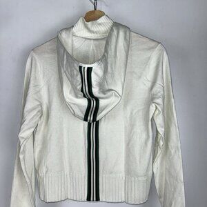 Under Armour Womens White UA Premier Full Zip Court Hoodie Reversible Size M